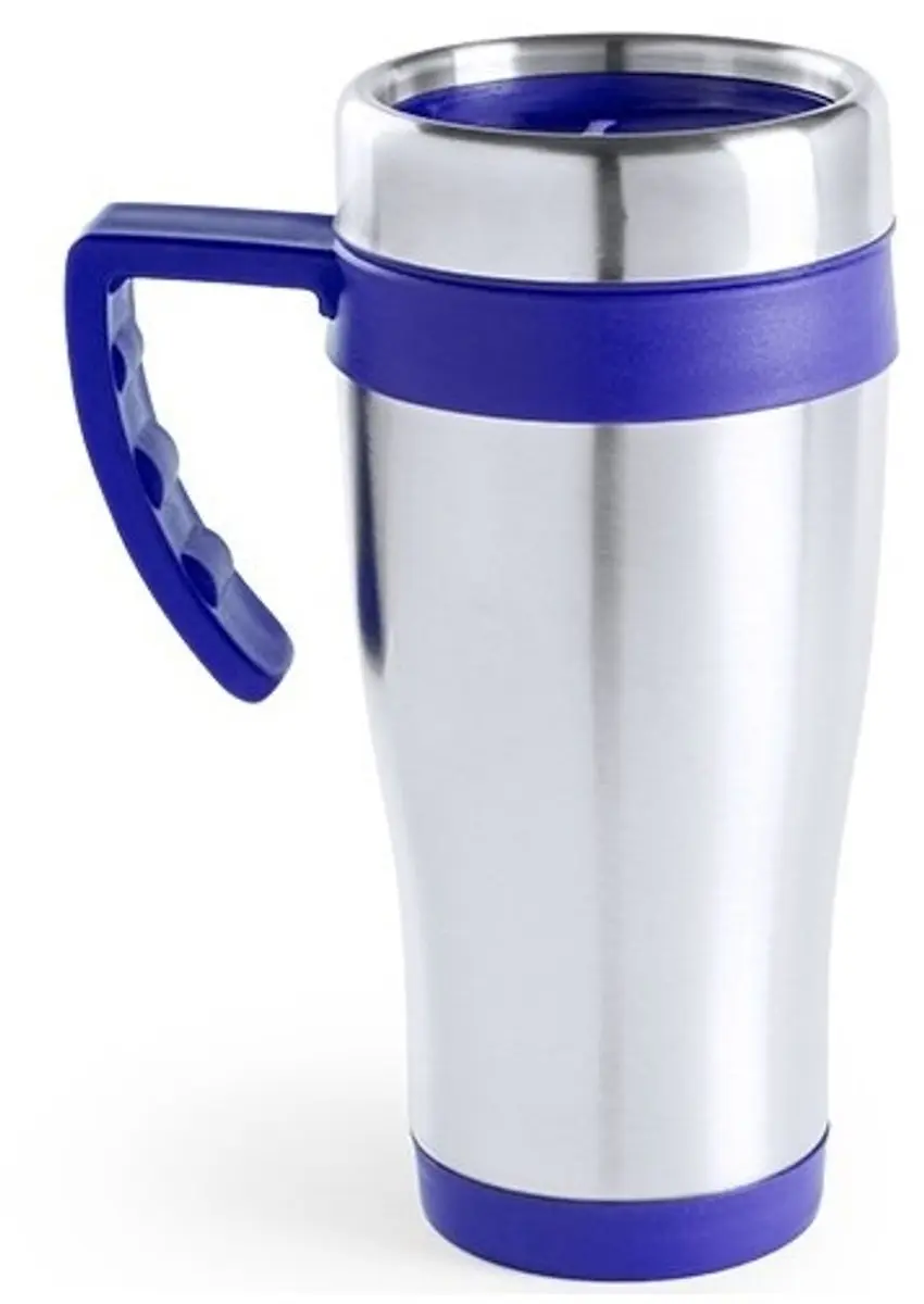 Carson RVS Thermosbekers 500ml - 3 Stuks - Blauw