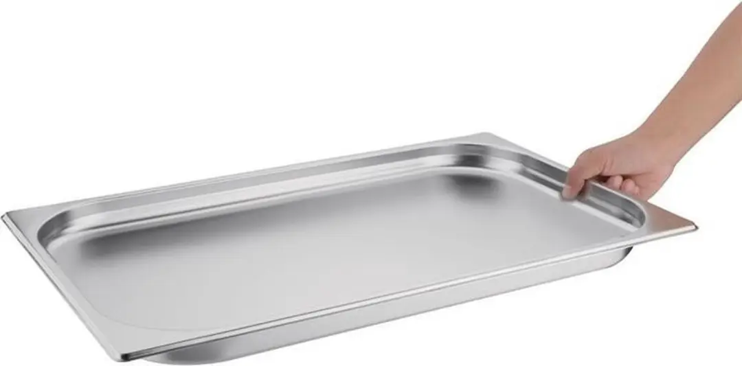 Vogue RVS GN Bak GN 1/1 200mm - 28L - Zilver - afbeelding 6 van 6