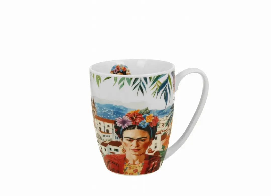 Duo Mok Mexican Art - Rood New Bone China Porselein
