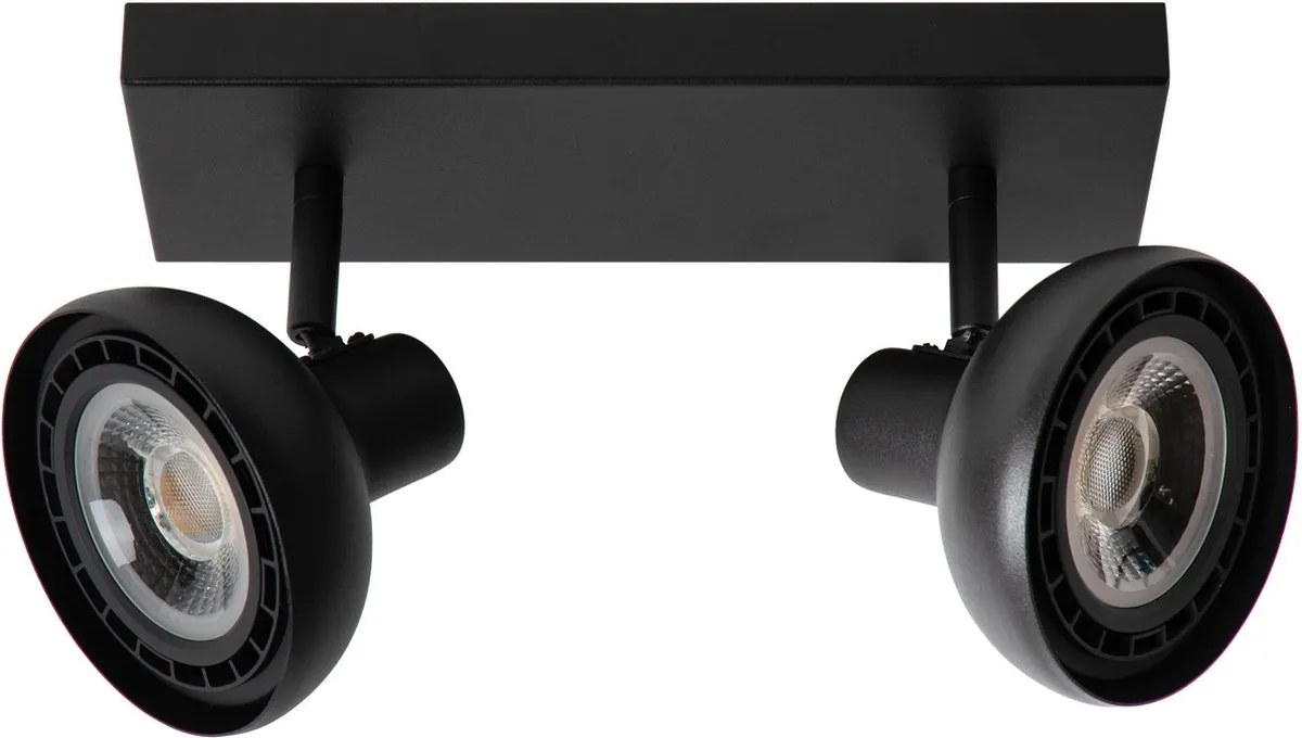 Lucide SENSAS Plafondspot 2xGU10 ES111 - Zwart