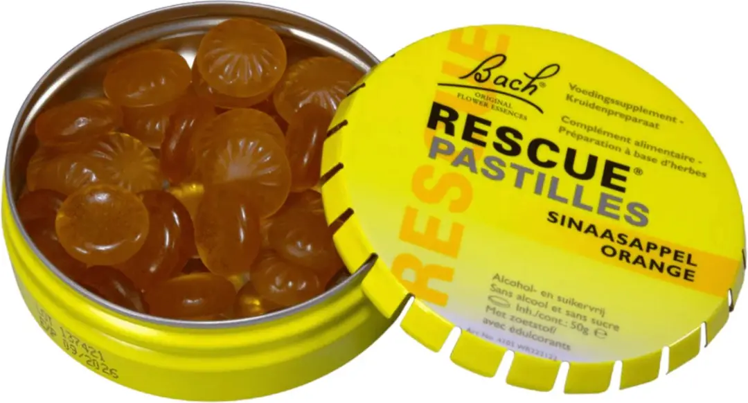 Bach Rescue Pastilles - 50g - Sinaasappel