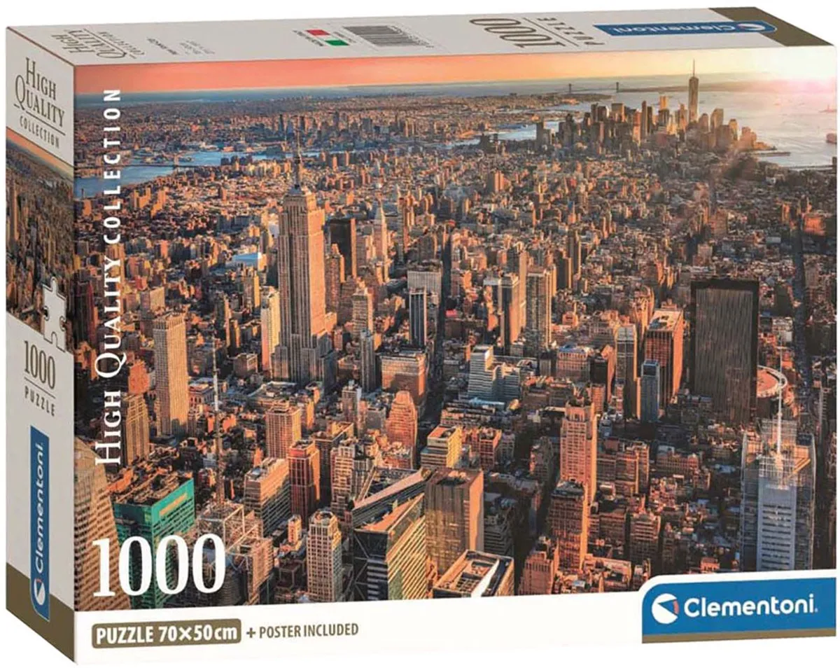 Clementoni New York City Puzzel 1000 Stuks - Multikleur