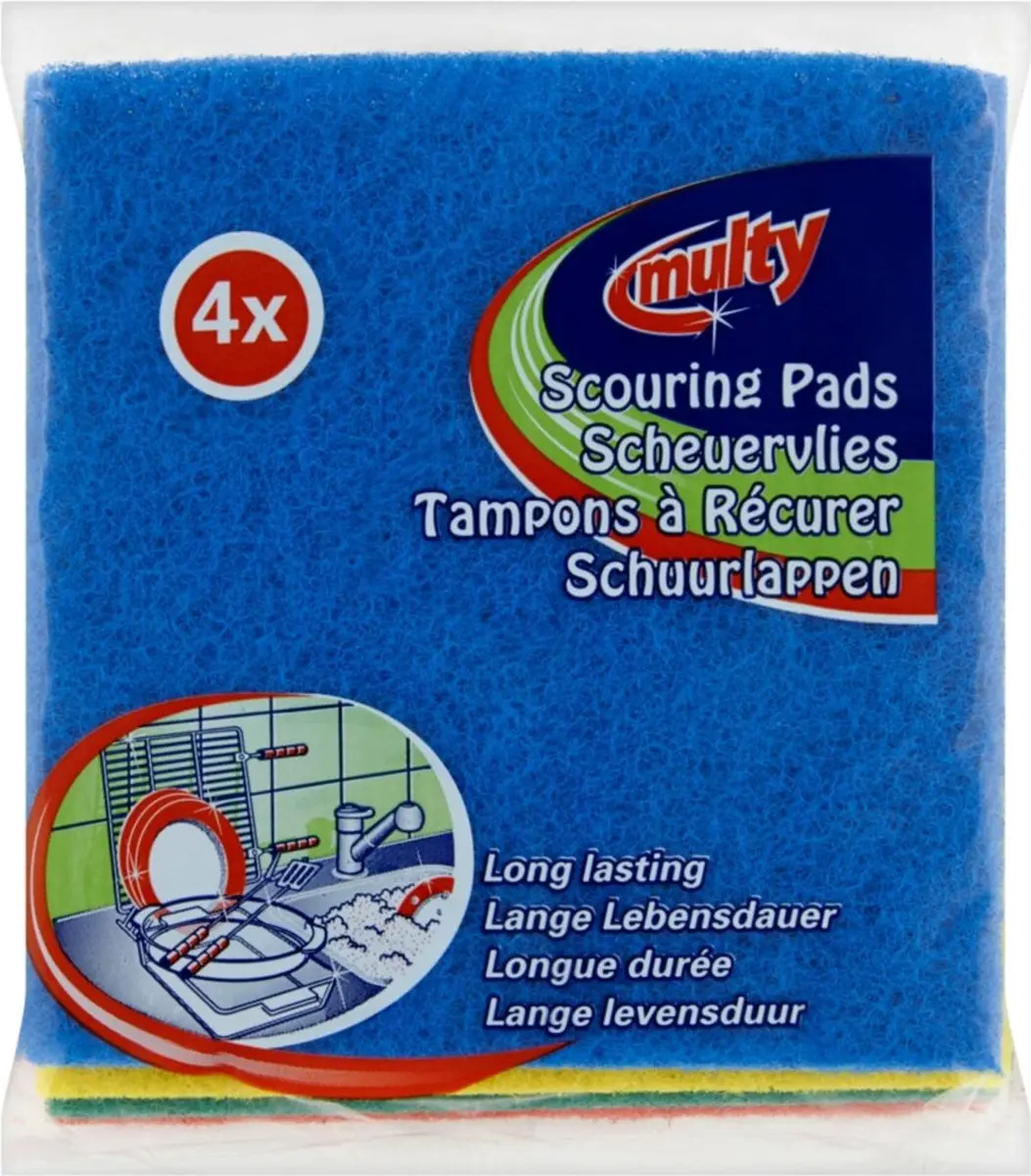 Multy Schuurlapjes 4 Stuks