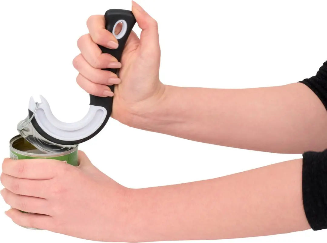 Vitility Blikopener Comfort - 1 Stuk - Zwart/Wit