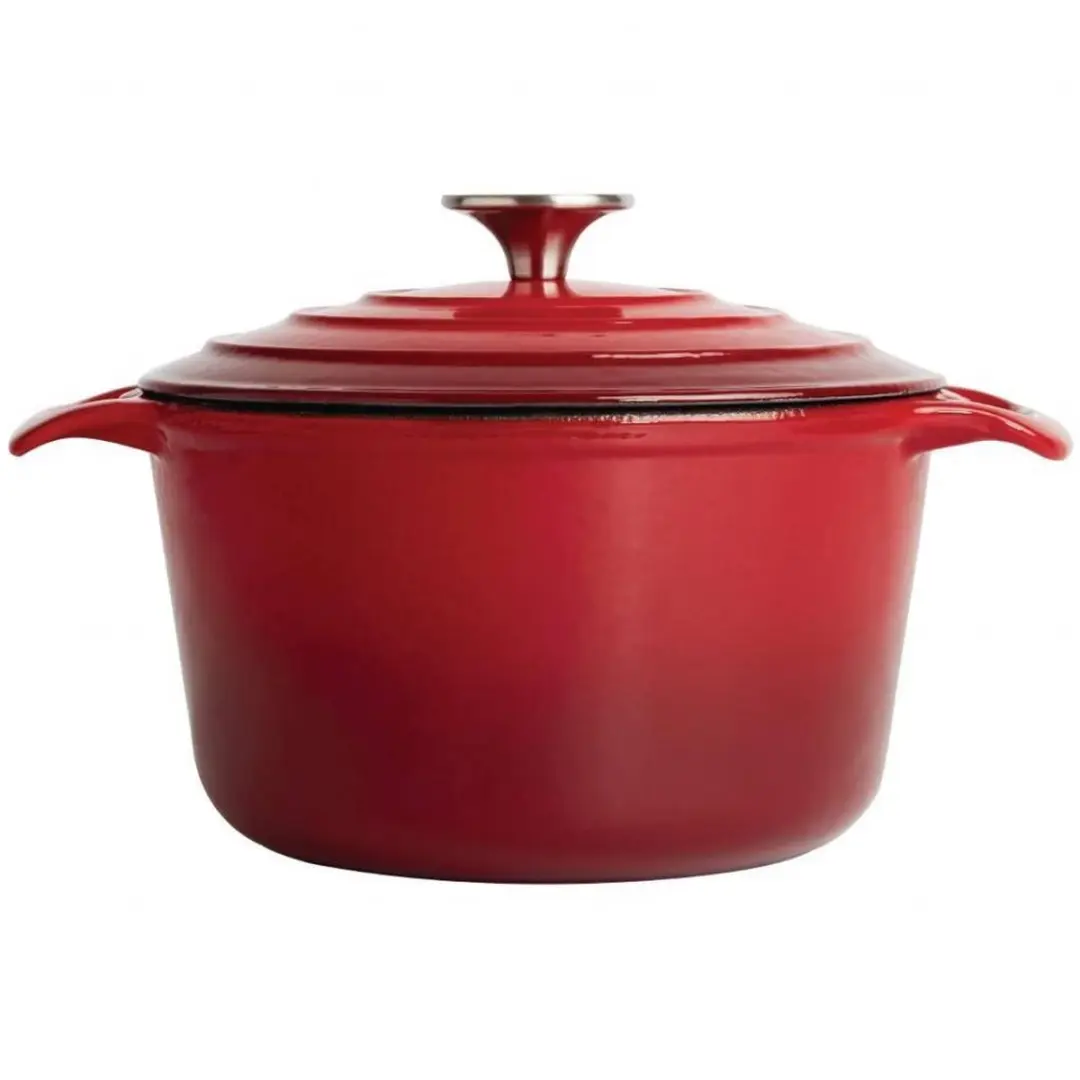 Vogue GH305 Ronde Braadpan 4L - Rood