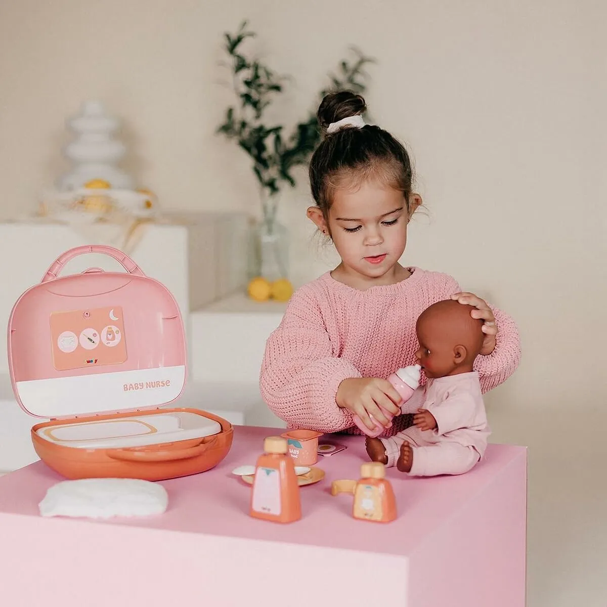 Smoby Baby Nurse Poppenverzorgingskoffer - 13-delig Multicolor
