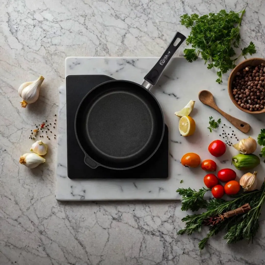 Eurolux Koekenpan 24cm - Zwart