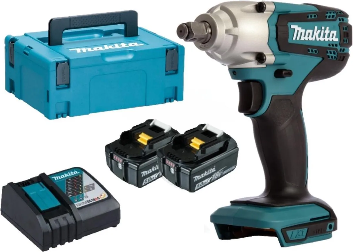 Makita DTW190RTJ Slagmoersleutel 18V - 190Nm - Koolborstelloos