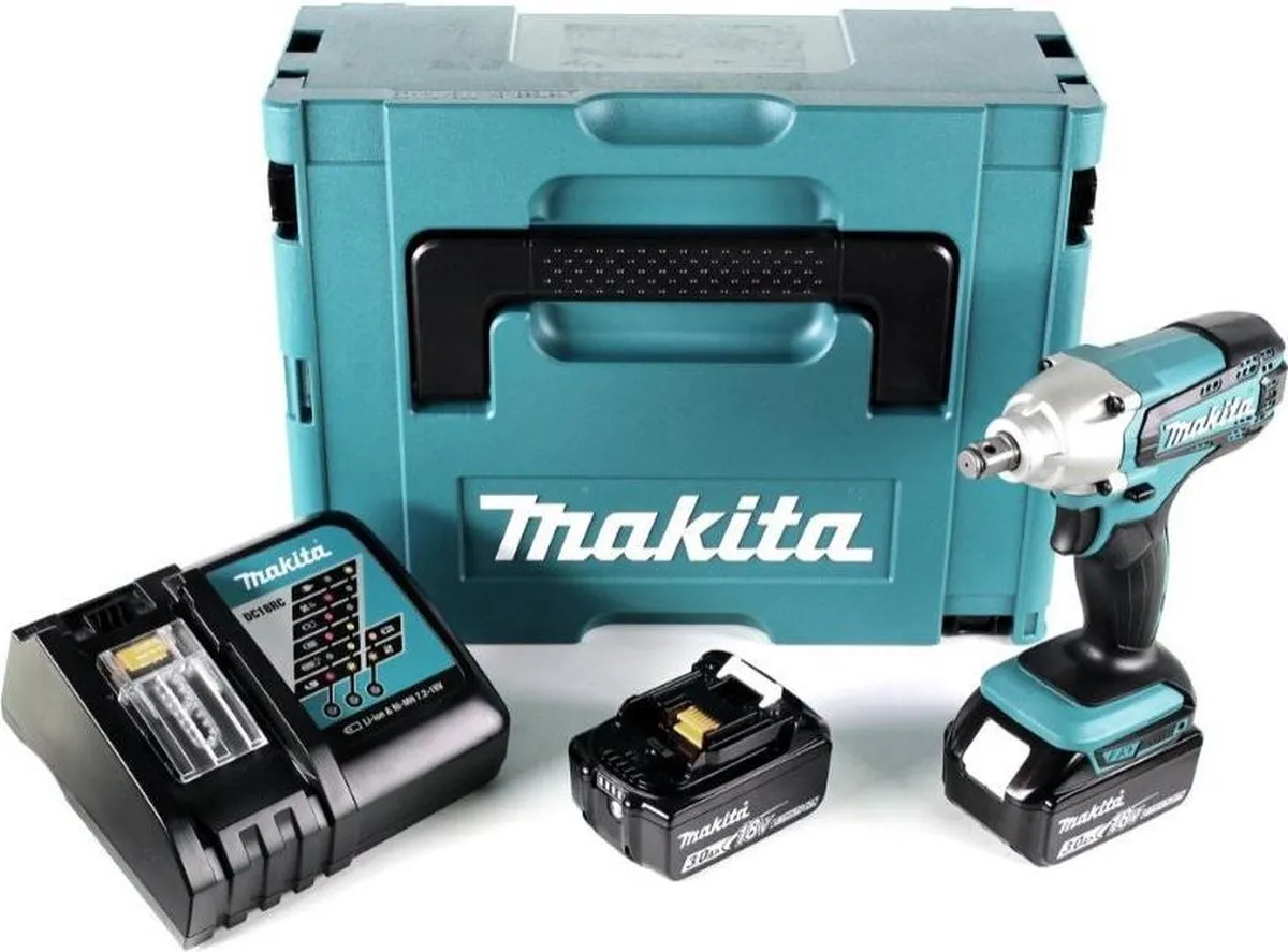 Makita DTW190RTJ Slagmoersleutel 18V - 190Nm - Koolborstelloos