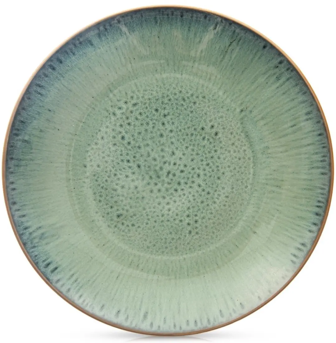 Orion Glaze Groene Keramische Plattebord 27cm
