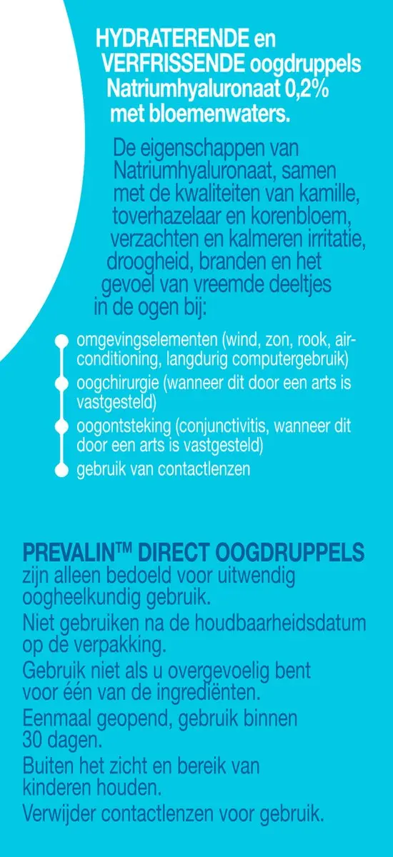 Prevalin Direct Oogdruppels 10ml