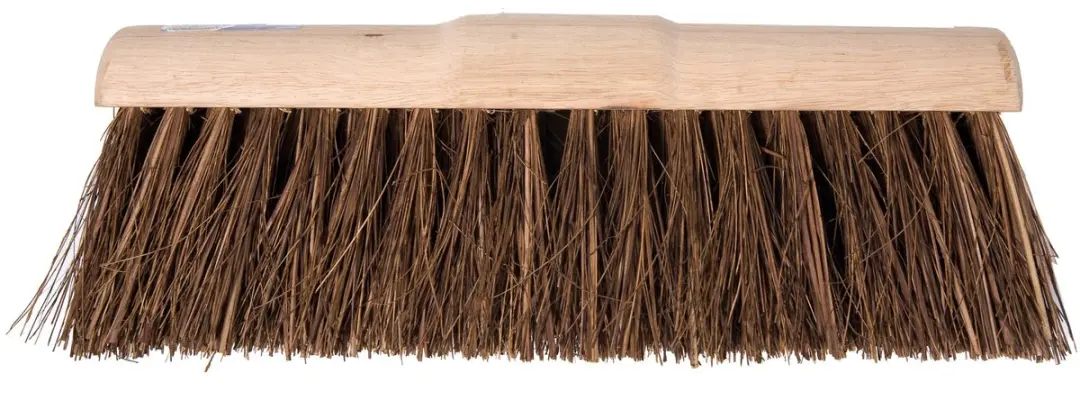 Talen Tools Straatbezem Natuurvezels 45cm - Houten steel 130cm