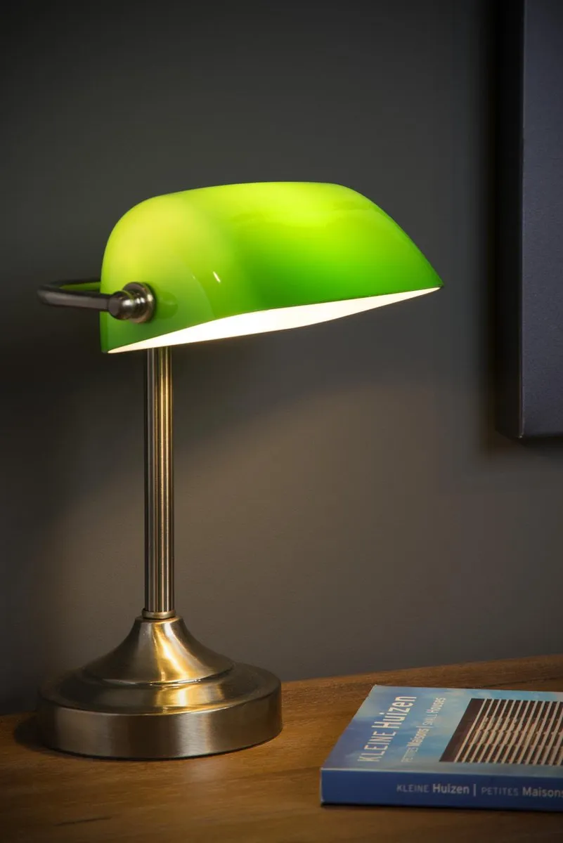 Lucide Banker Bureaulamp E14 - Brons
