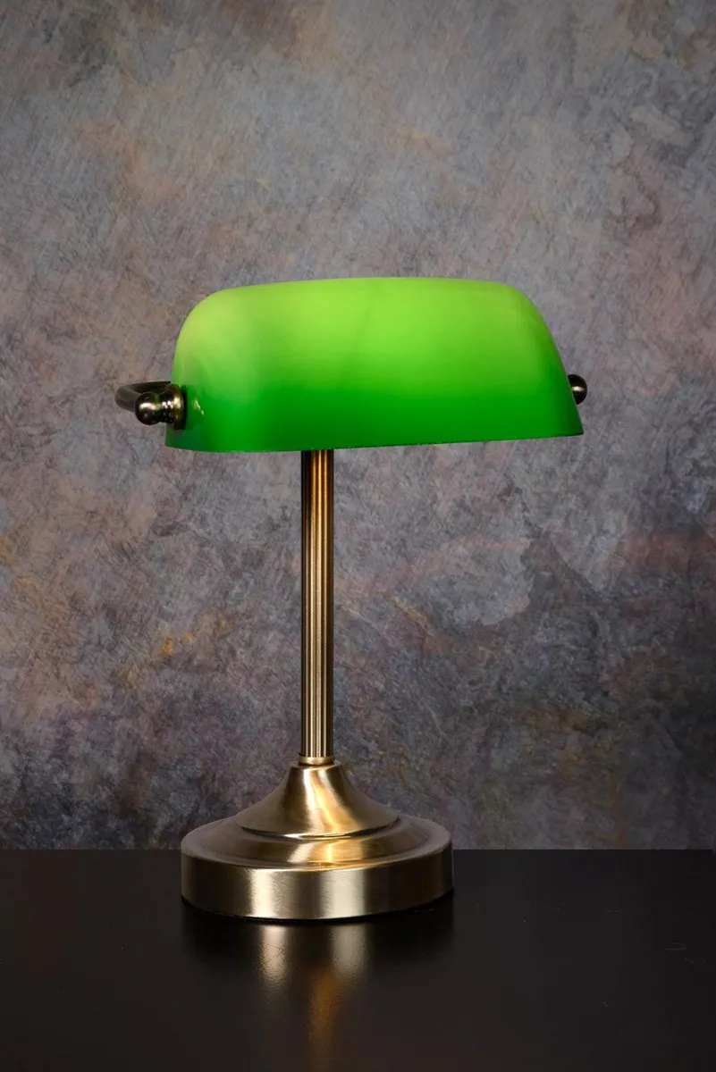 Lucide Banker Bureaulamp E14 - Brons
