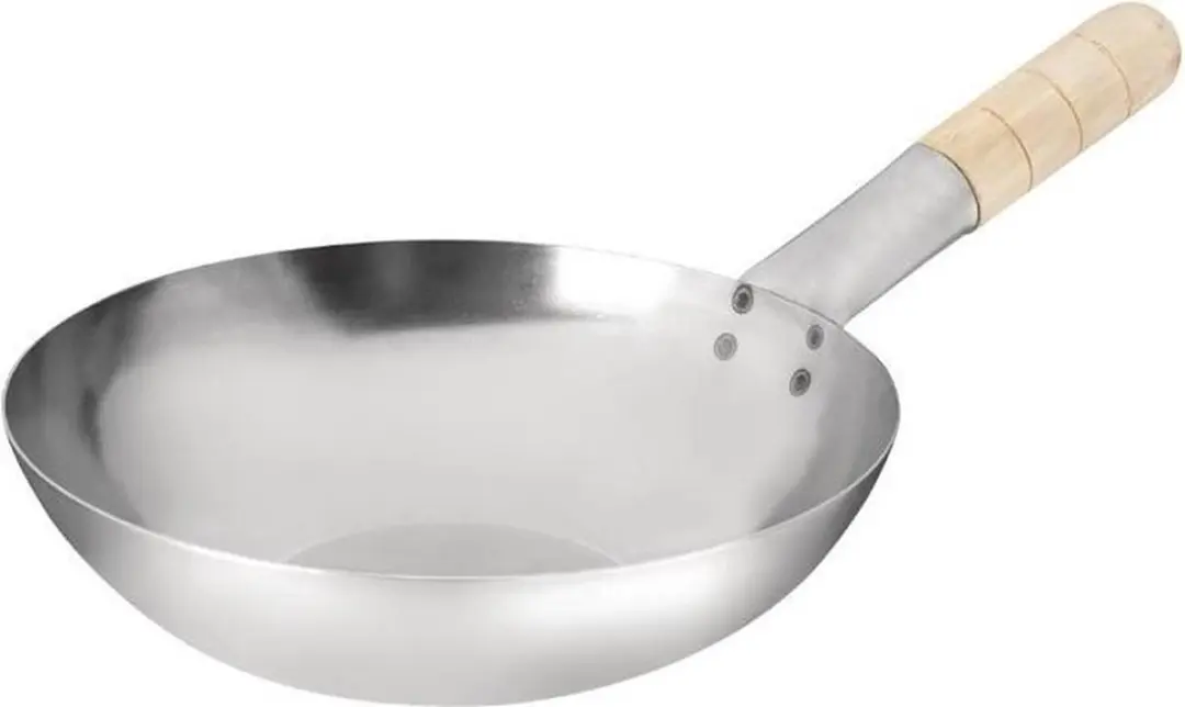 Vogue K296 Zachte Stalen Wok 33cm - Gas