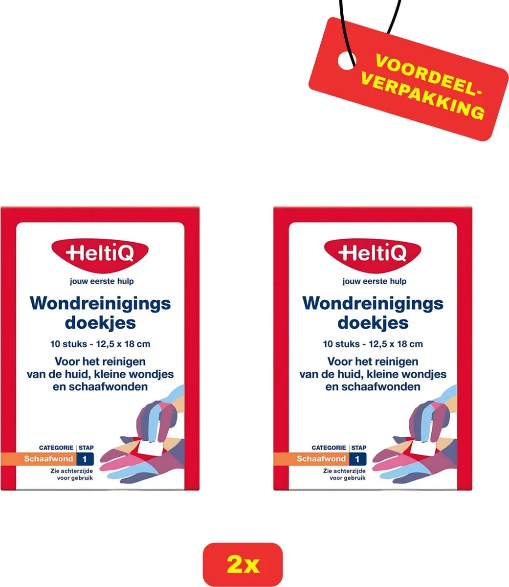 HeltiQ Wondreiniging Doekjes