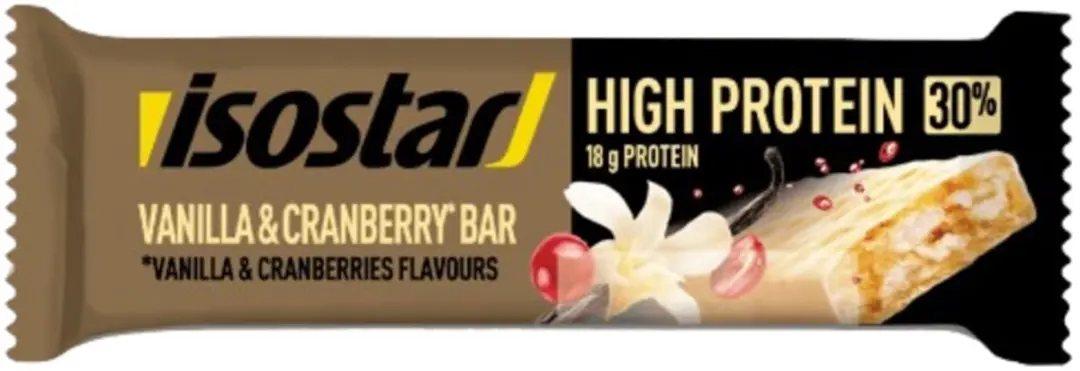 Isostar High Protein 30 Reep - Vanilla Cranberry - 16x56g