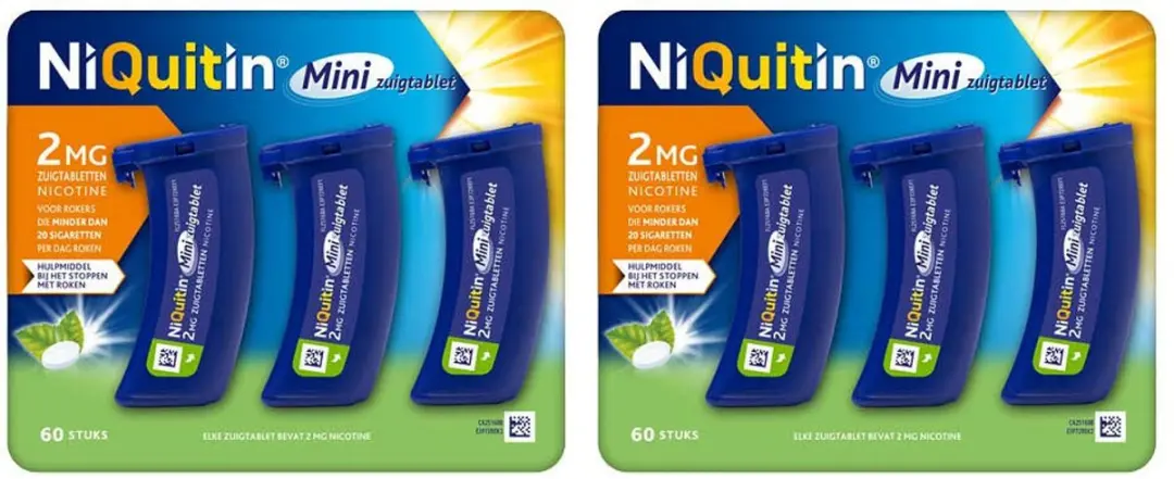 NiQuitin Mini Mint 2mg Zuigtabletten