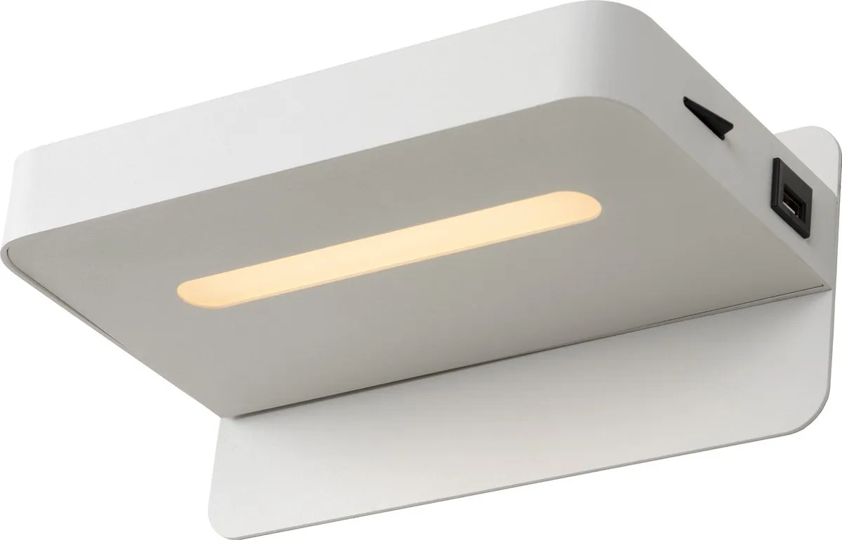 Lucide ATKIN Bedlamp/Wandlamp 6W 3000K