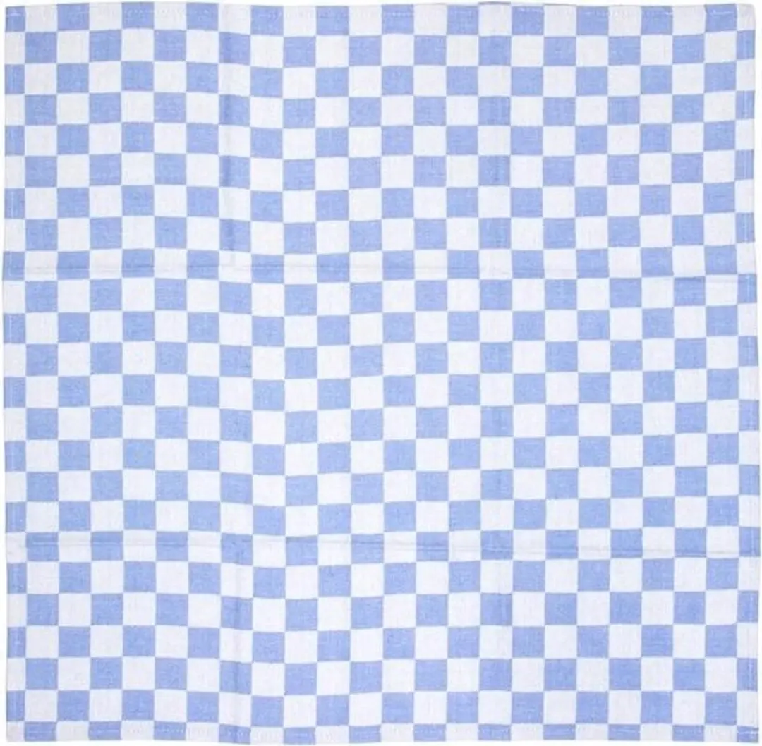Vogue Theedoek Blauw/Wit