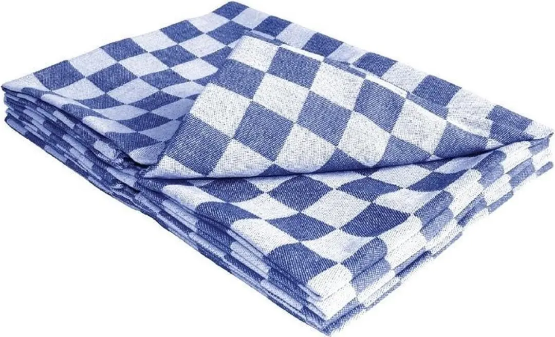 Vogue Theedoek Blauw/Wit - afbeelding 6 van 6