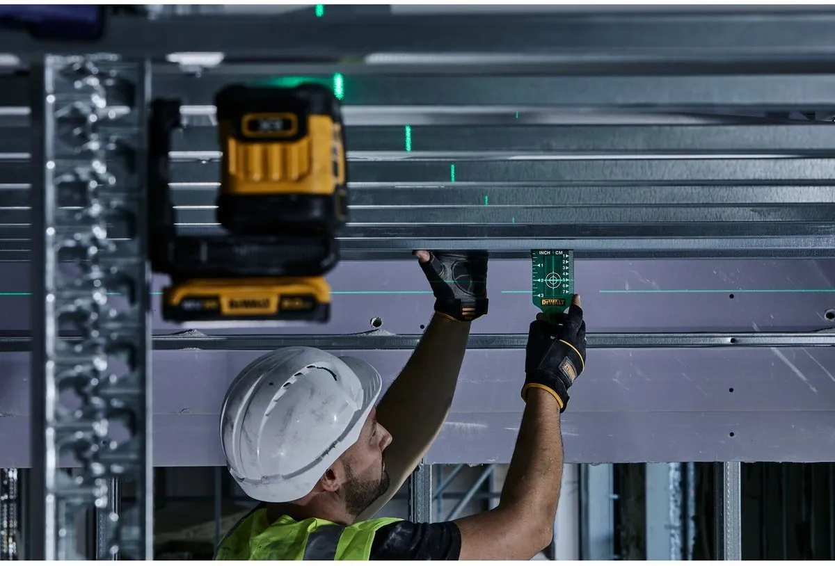 DeWalt DCLE34021D1 Accu Kruislijnlaser Groen 18V XR