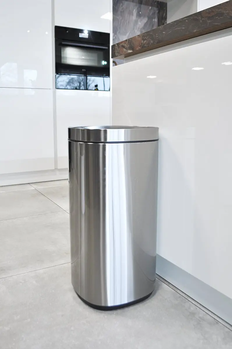 Desq Touch Prullenbak 6132.18 - 50L - Zilver