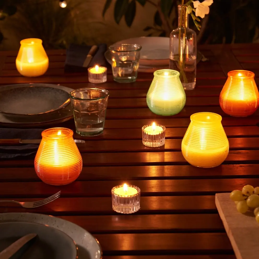 Bolsius Theelichten Citronella 4 uur - 18 Stuks - Geel