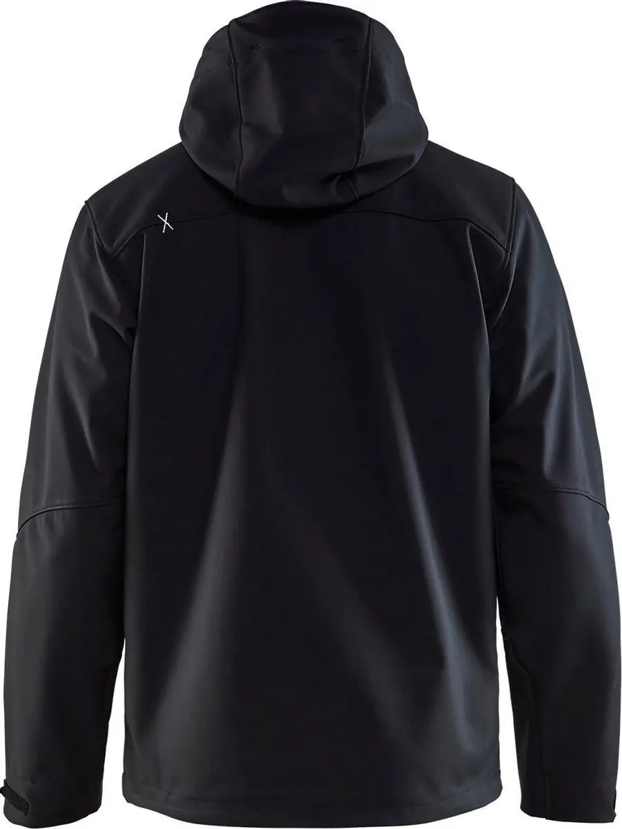 Blåkläder 4949-2517 Softshell Jack - Zwart/Rood - 4XL