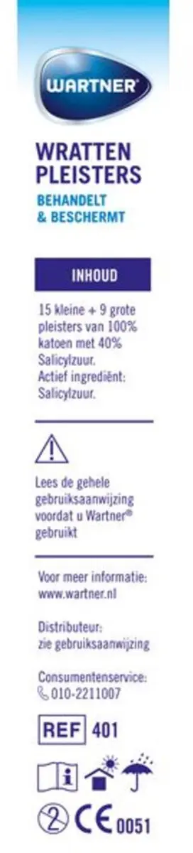 Wartner Wrattenpleister - 2x24 Stuks