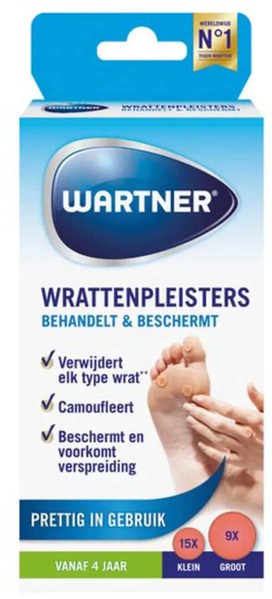 Wartner Wrattenpleister - 2x24 Stuks