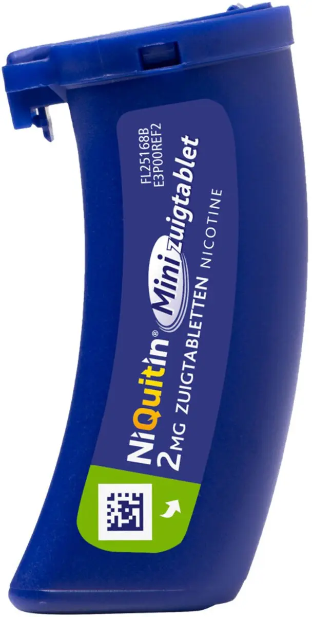 NiQuitin Mini Mint 2mg Zuigtabletten