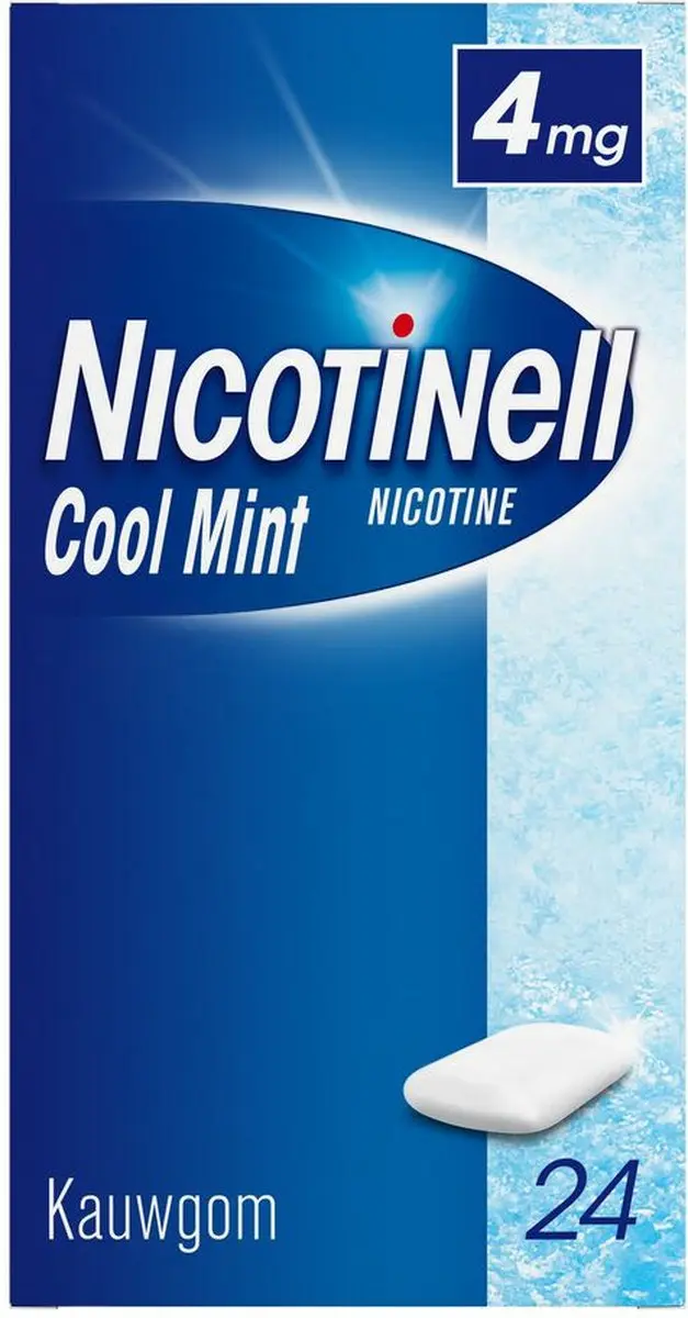 Nicotinell Kauwgom Cool Mint 4mg