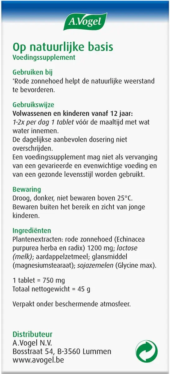 A.Vogel Echinaforce Forte 60 Tabletten