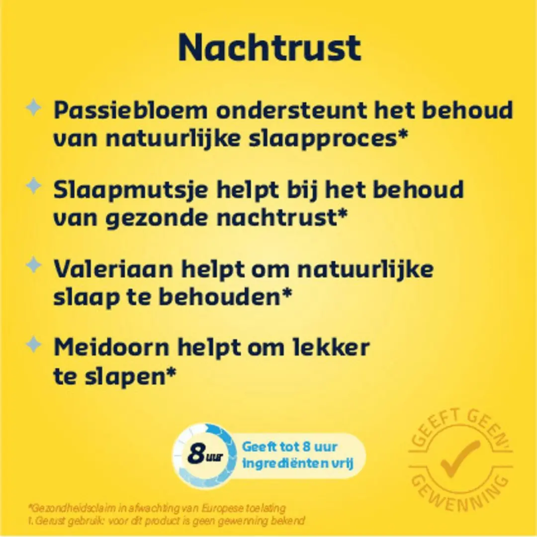 Shiepz Nachtrust 8 uur - 60 Tabletten (2x30)