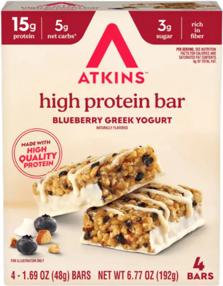 Atkins High Protein Bar Blueberry Griekse Yoghurt