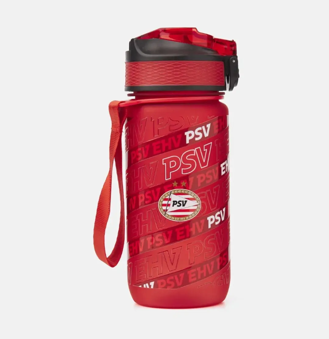 PSV Drinkfles 600ml - Rood