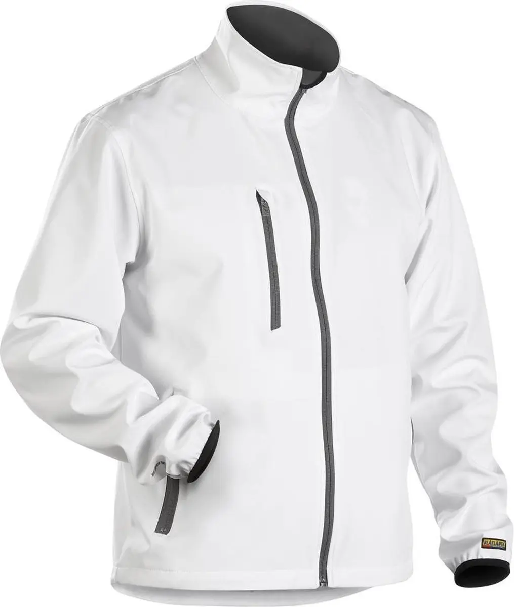 Blåkläder Light Softshell Jack 4952-2518 - L - Wit/Grijs - afbeelding 6 van 6