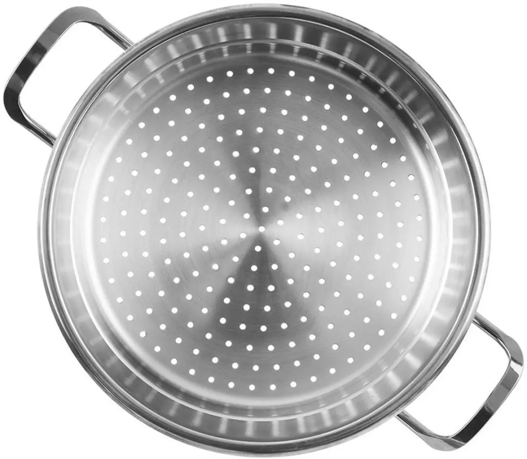 Orion Anett Serie Stalen Stoominzet 26cm - 5,5L - Zilver