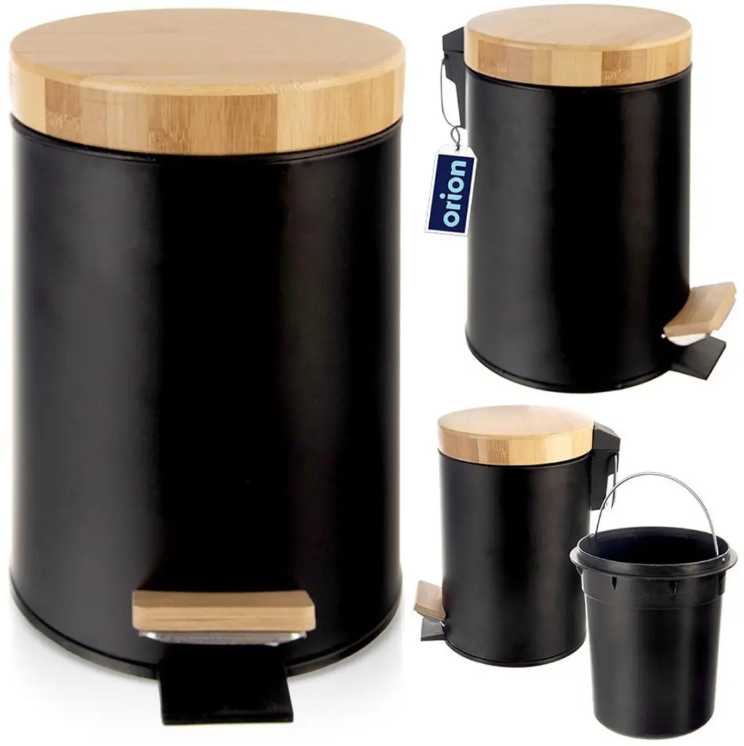 Orion Black Serie O-731719 Prullenbak 3L - Zwart