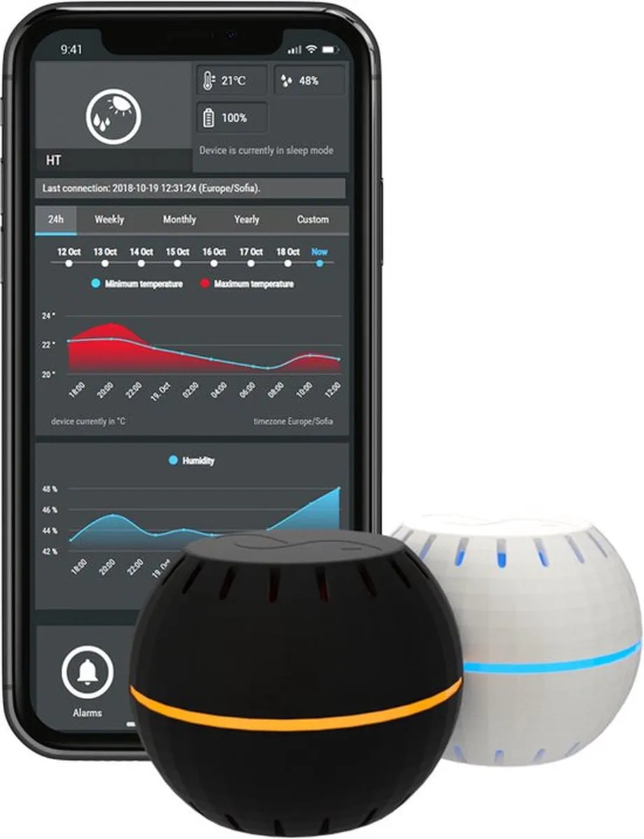 Shelly 20194 Temperatuursensor en luchtvochtigheidssensor