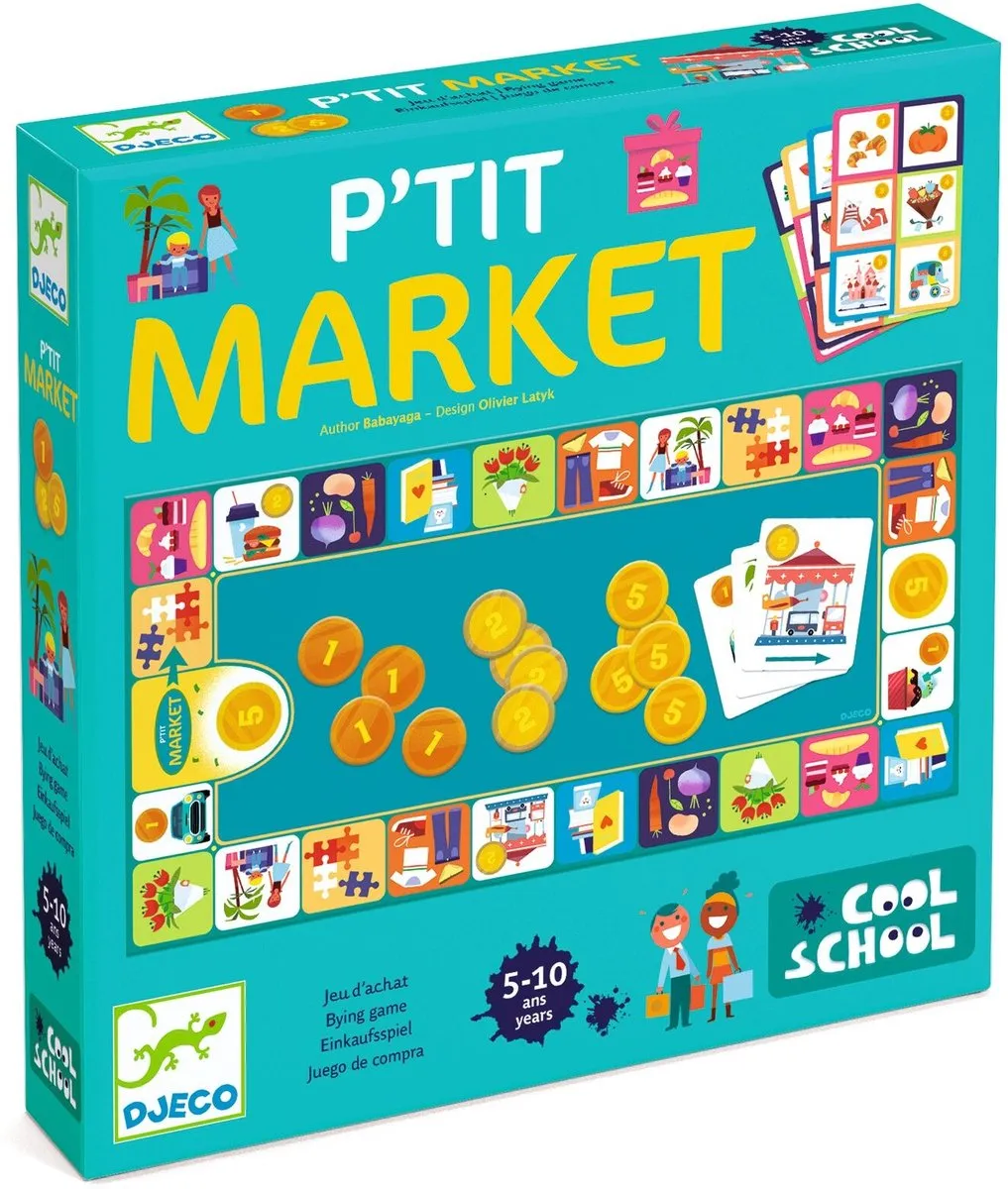 Djeco P'tit Market Boodschappenspel