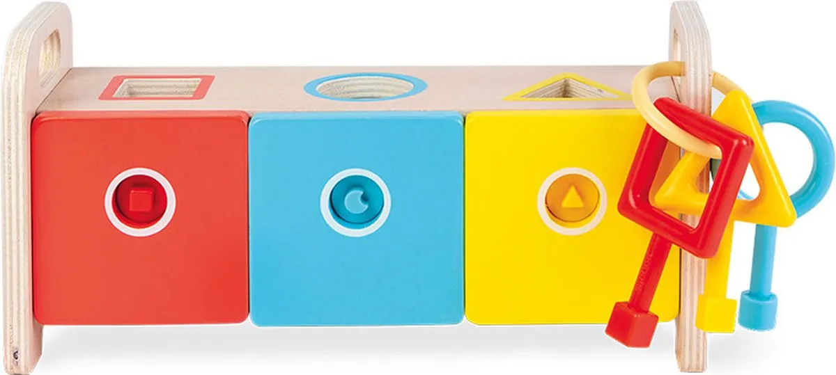 Janod Essentiel Vormensorteerdoos 5065 - Multikleur