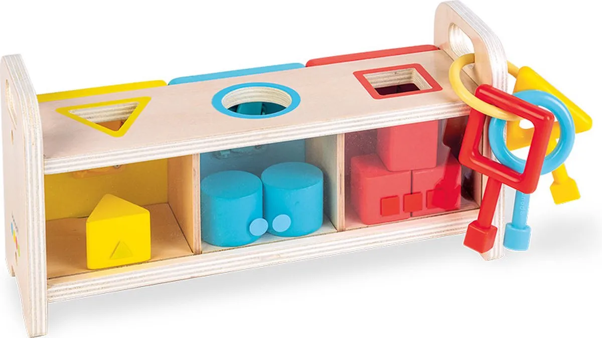 Janod Essentiel Vormensorteerdoos 5065 - Multikleur