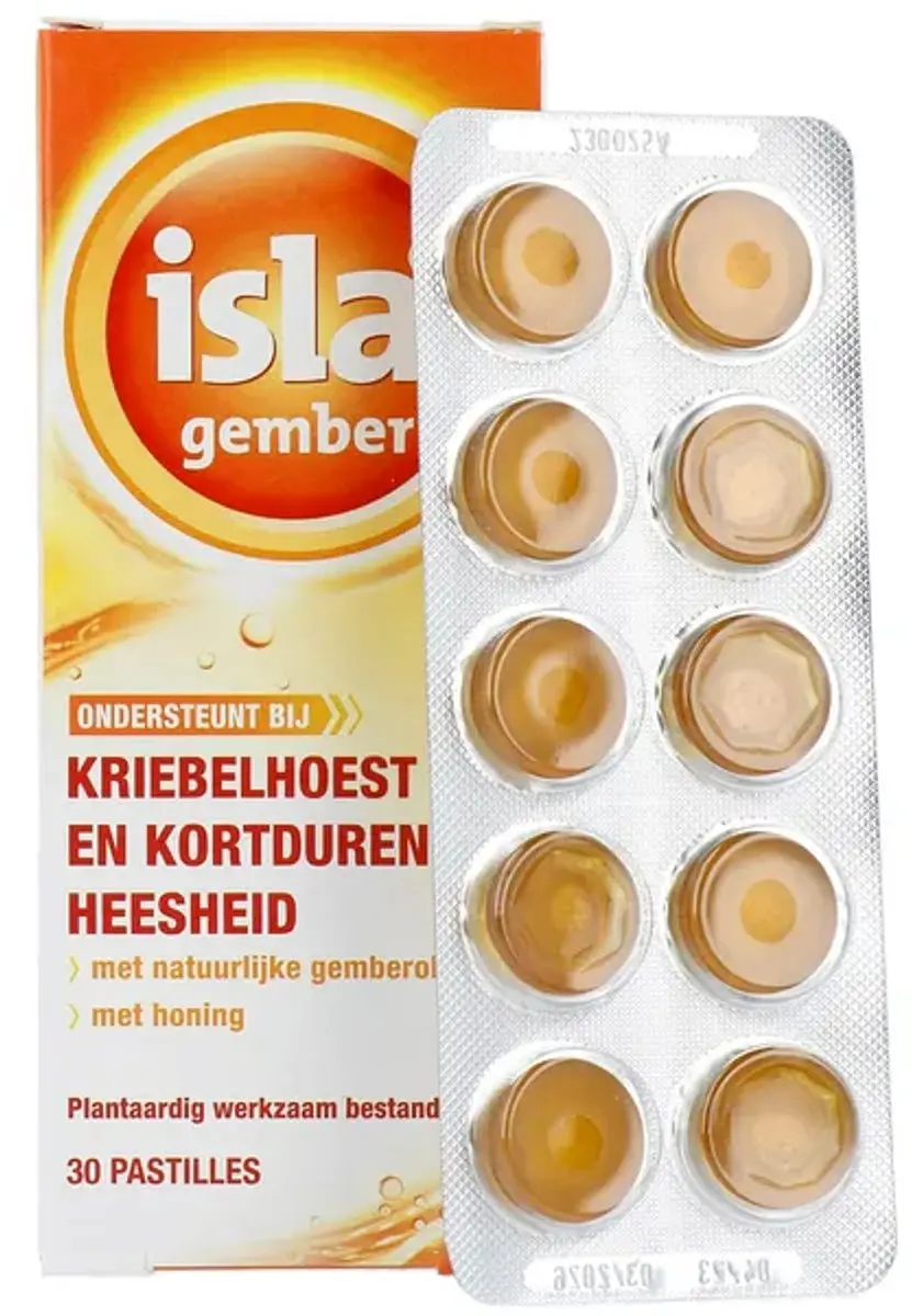 Isla Gember Keelpastilles 30 Stuks