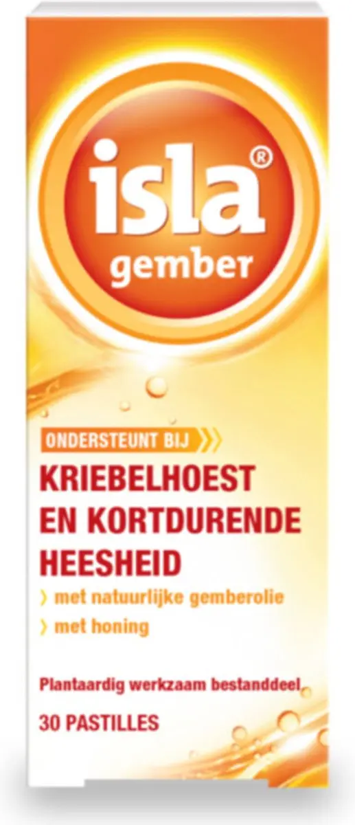 Isla Gember Keelpastilles 30 Stuks