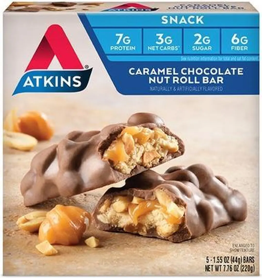 Atkins Caramel Chocolate Nut Roll Reep