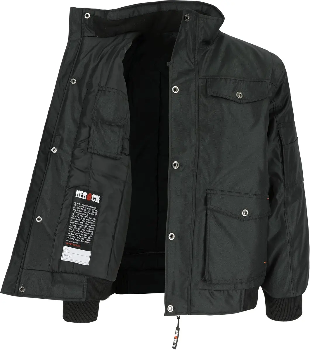 Herock Balder Pilotjack Werkjas - XXXL Zwart