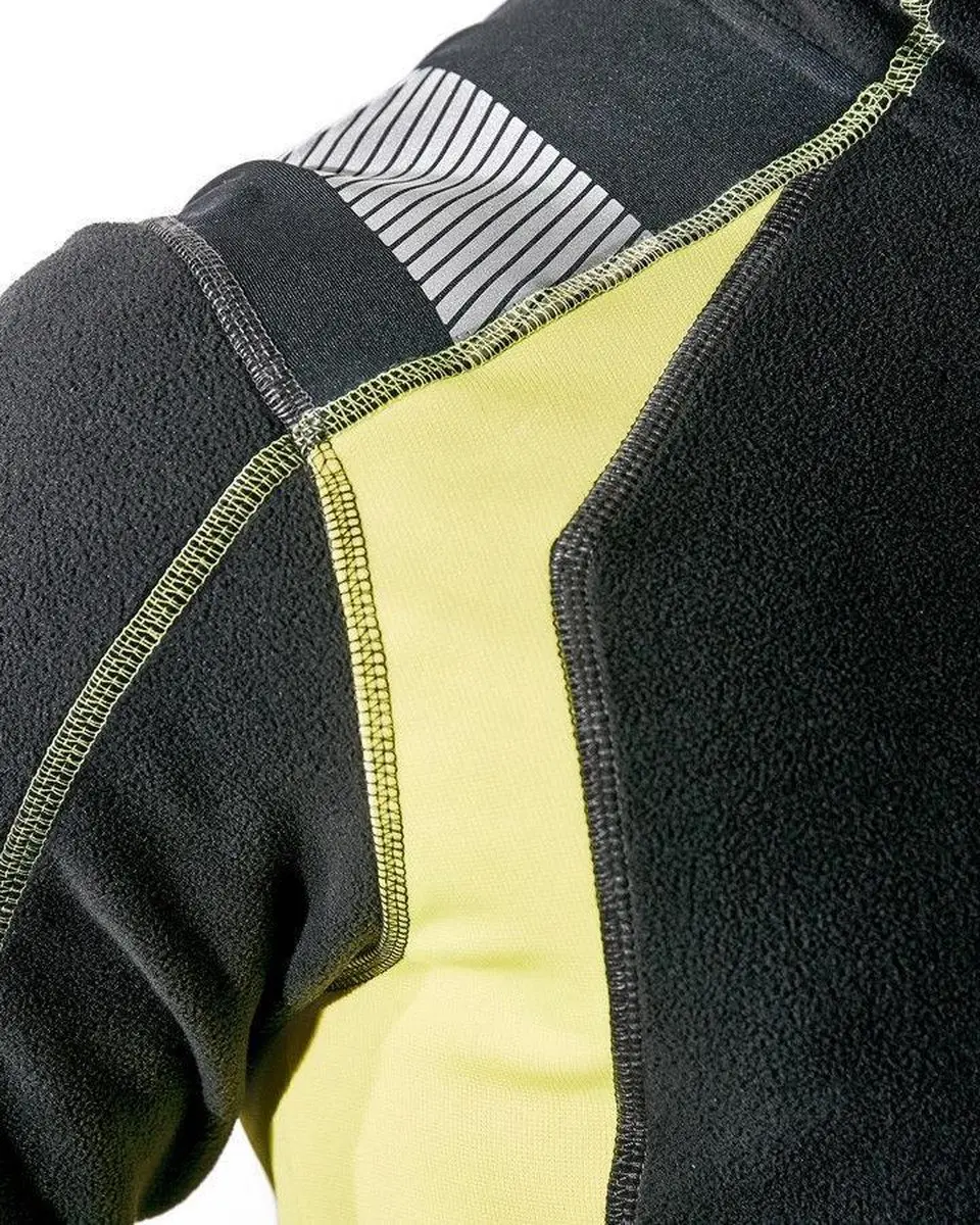 Blåkläder 49931010 Microfleece Vest - XS - Zwart/High Vis Geel