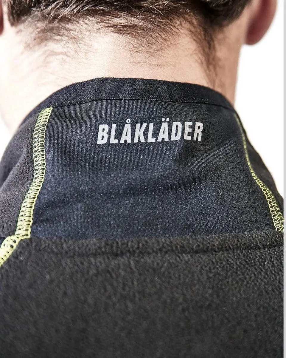 Blåkläder 49931010 Microfleece Vest - XS - Zwart/High Vis Geel